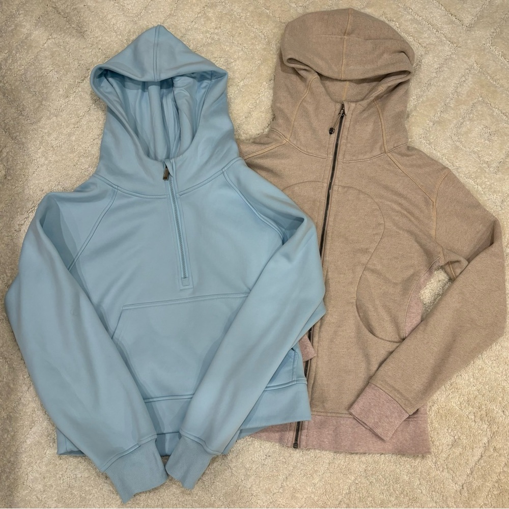 Set of 2 hoodies  Lululemon size 8/10 and Amazon  size medium